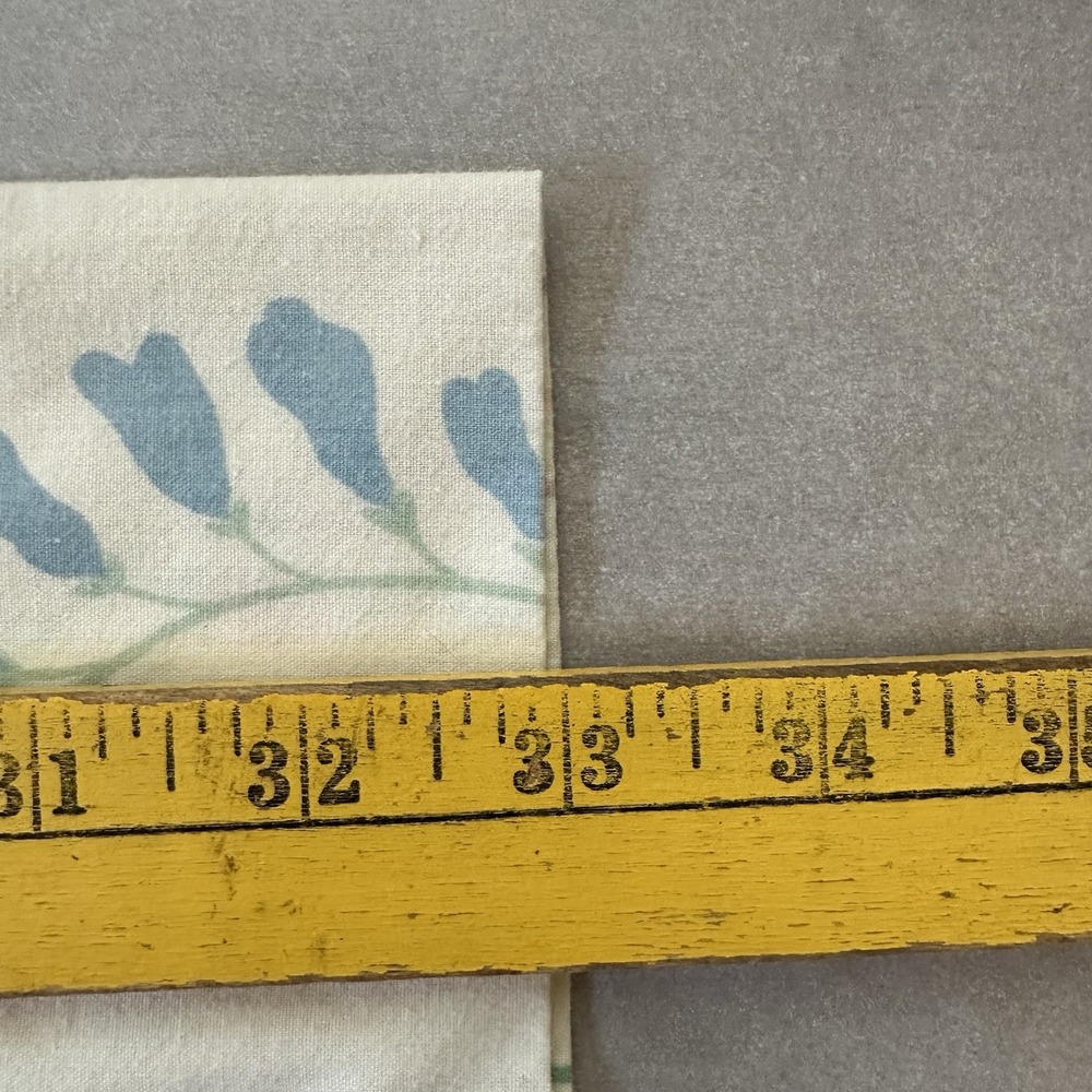 Vintage Dan River No Iron Percale‎ Queen Size Pillow Cases Set Of 2 Floral USA - Picture 6 of 7